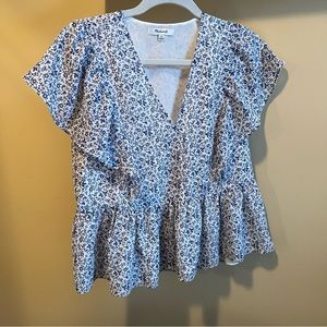 Madewell floral top